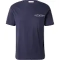 Gant Ganttil mænd. 2044017 T-shirt med grafisk navyprint (M), Casual, Bomuld, Korte ærmer, Blå