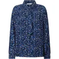 Pepe Jeans Pepe Jeanstil kvinder. PL304973 Bluse Arisa blå (M), Casual, Viscose, Lange ærmer