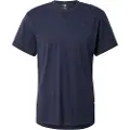 G-Star G-Startil mænd. D24449-336-C742 Nifous marineblå T-shirt (XXL), Casual, Korte ærmer, Økologisk bomuld, Bæredygtig