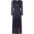 Pepe Jeans Pepe Jeanstil kvinder. PL953637 Althea lang kjole sort, blå (XS), Casual, Party, Polyester, Lange ærmer