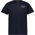 Tommy Hilfiger Tommy Hilfigertil mænd. UM0UM02916 T-shirt Logo broderi navy (XL), Casual, Korte ærmer, Økologisk bomuld, Bæredygtig, Blå