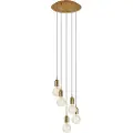 Markslöjd - Loftlampe BRONX 5L Rund - Bronze - Loftpendler - - Homeroom