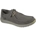 SKECHERS Skecherstil mænd. 66387 Melson Moccasins brun (44), Stof, Fast, Blonder, Casual