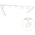 QAZQA Moderne 1-faset skinnesystem med 10 spots hvid - Jeana