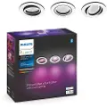 Philips Hue Centura Indbygningsspot Rund - Hvid - 3-Pak