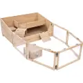 TIAKI indendørs indhegning til marsvin - L 116 x B 193 x H 50 cm (2 Pakker*)