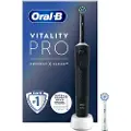 Oral-B Vitaliy Pro Eltandbørste Black + Extra Refill 4210201432326 Modsvarer: N/A
