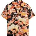 Superdry Superdrytil kvinder. W4010371A Vintage Logo Beach Resort Logo Shirt multicolour (L), Casual, Flerfarvet, Viscose, Korte ærmer