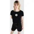 Santa Cruz Funky Flower Front T-shirt sort