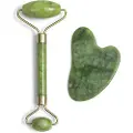 Zoe Ayla Gua Sha Therapy Jade and Gua Sha Set Ansigtsrulle 1 stk.