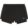 Puma VELOCITY 2in1 3"Running Shorts Women, Clothing, Black, L