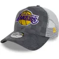 New Era Tonal Check La Lakers Truckerhat