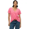 Superdry Studios Slub Embroidered Kortærmet V-hals T-shirt