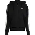 Adidas Essentials 3 Stripes French Terry Sweatshirt Med Lynlås