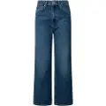 Pepe Jeans Pepe Jeanstil kvinder. PL204731EE3 Straight fit jeans Lexa blå (28/32), Casual, Bomuld, Denim, Bæredygtig