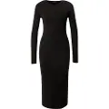 Weekend Max Mara Weekend Max Maratil kvinder. 2515321021600 Tuono midikjole sort (M), Casual, Party, Klassisk, Viscose, Lange ærmer