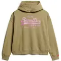 Superdry Vl Rhinestone Relaxed Hættetrøje