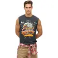 Superdry Biker Rock Relaxed ærmeløs T-shirt