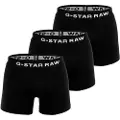 G-Star G-Startil mænd. D23771-D516-4248 Sæt med 3 basic boxershorts, sort (L), Casual, Afslappet, Bomuld