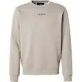 G-Star G-Startil mænd. D24914-C235-G106 Sweatshirt med logo midt på brystet, grå (XXL), Casual, Økologisk bomuld, Bæredygtig