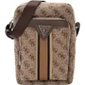 GUESS Guesstil mænd. HMMISTP5163 Milano Pocket skuldertaske beige (OSFA), Brun, Casual, Polyester