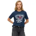 Superdry Embellish Varsity Relaxed T-shirt Med Korte ærmer