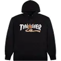 Thrasher X Toy Machine Pyramid Hættetrøje sort