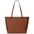 Ralph Lauren Lauren Ralph Laurentil kvinder. 431924351002 Karly medium brun cross body-taske i læder (OSFA), Casual