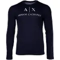 Armani Exchange 8nztch_z8h4z T-shirt Med Lange ærmer