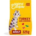 Edgard & Cooper Cat - Fritgående kalkun og kylling - Kibbles - 325 g