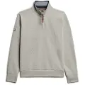 Superdry Core Pique Henley Halv Lynlås Sweatshirt