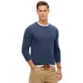 Superdry Superdrytil mænd. M6110667A Letvægtsstrikket sweatshirt Essential blue (3XL), Blå, Casual, Bomuld