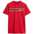 Superdry Venue Logo Stripe Relaxed T-shirt Med Korte ærmer