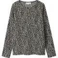 Name it Printet Top Med Lange Ærmer