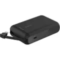 Belkin Powerbank Pd 20w Integrated Usb-c Cable 10000mah Sort