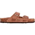Pepe Jeans Pepe Jeanstil kvinder. PLS80010 Brune ruskindssandaler med dobbelt spænde (38), Læder, Fast, Ingen, Casual