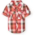 Boboli Poplin Check Kortærmet Skjorte