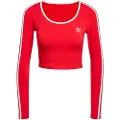 Adidas Originals Adicolor 3 Stripes Crop Langærmet Top