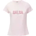 Salsa Jeans Institutional Beaded Branding T-shirt Med Korte ærmer
