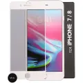 Gear Hærdet Glas 3D hvid iPhone 6/7/8/SE 2/3 gen Platinum 661125 Modsvarer: N/A