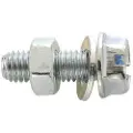 Fix Nippel M5 X 10 Mm Sekskantet Skruehoved Med Skive 100 Enheder
