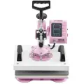 Vevor Heat Press Machine 12x10in Heat Transfer Machine for T-Shirts Press Pink