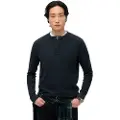 Superdry Lw Textured Grandad T-shirt Med Lange ærmer