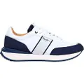 Pepe Jeans Pepe Jeanstil mænd. PMS60038 Buster Club træningssko i læder, hvid (41), Fast, Blonder, Casual