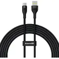 Baseus Flash 2 USB-kabel USB til USB-C 100W 2m - Sort