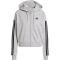 Adidas Essentials 3 Stripes French Terry Sweatshirt Med Lynlås