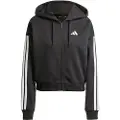 Adidas Essentials 3 Stripes French Terry Sweatshirt Med Lynlås