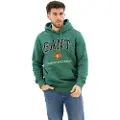 Gant Ganttil mænd. 2044004 Sweatshirt Crest Shield Graphic grøn (M), Casual, Bomuld, Lange ærmer