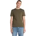 Timberland Timberlandtil mænd. TB0A2BPRAR51 Dunstan River T-shirt grøn (M), Casual, Bomuld, Korte ærmer