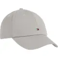 Tommy Hilfiger Tommy Hilfigertil mænd. E367895041 Classic Baseball Cap grå (OSFA), Casual, Økologisk bomuld, Bæredygtig